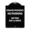Signmission Private Property No Parking We Tow Day or Night Heavy-Gauge Aluminum Sign, 24" x 18", BS-1824-24620 A-DES-BS-1824-24620 - alternate 1